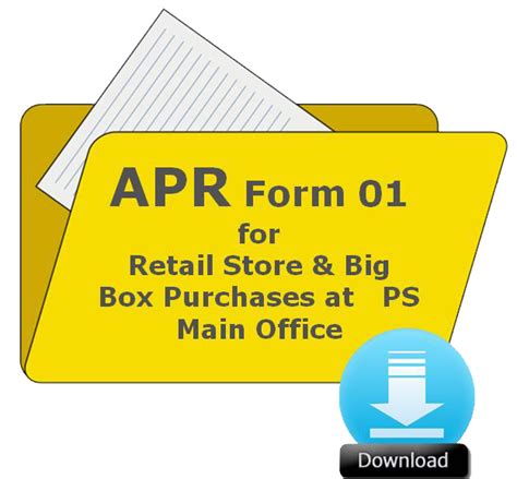 APR Forms now available for download at the PS.